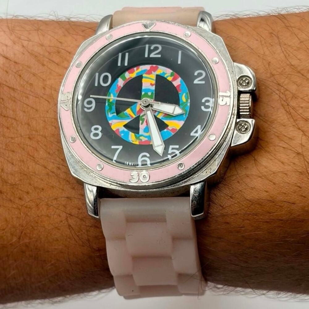 Pink Peace Watch